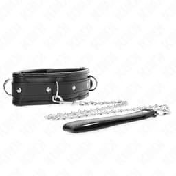 KINK Schwere Halskette Modell 1, Nahaufnahme des Verschlusses und der Metalldetails