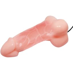 Baile Barbara – realistischer Vibrationsdildo – Natur / Standard, Ansicht 33