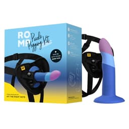 Verstellbarer Harness des ROMP Piccolo mit Nylon-Riemen im Detail