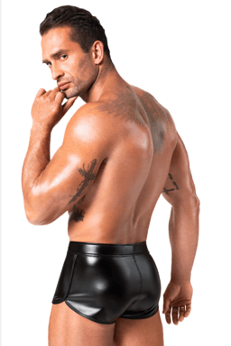 Noir Handmade Men Chaos Slip, Nahaufnahme des perforierten Musters