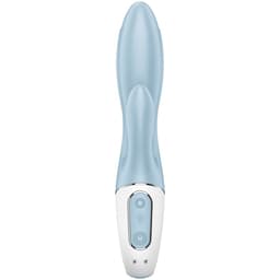 Satisfyer Air Pump Bunny 1, Größenvergleich in der Hand mit Griffschlaufe
