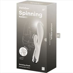 Satisfyer Spinning Rabbit 1 – Rabbit-Vibrator mit Rotation für G-Punkt und Klitoris – Beige / BEIGE, Ansicht 21