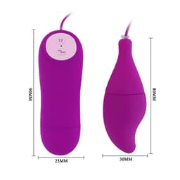 Baile Pleasure Shell Vibrator in der Hand zum Größenvergleich