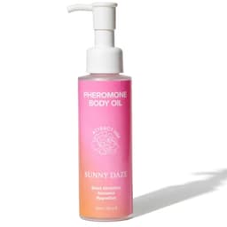 Eye of Love Bloom Sunny Daze Pheromon-Körperöl, 120-ml-Flasche in der Gesamtansicht