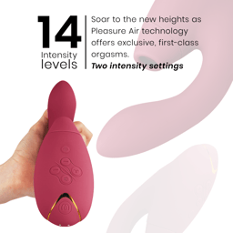 Verpackung des Womanizer Duo 2 Doppelstimulators mit Produktabbildung
