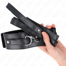 KINK Halskette mit 116 cm Leine, Modell 1, Rückansicht mit Riemenführung