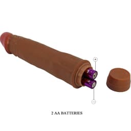 Baile Zwerg Vibrator mit 21 cm im Größenvergleich, Produktansicht in hoher Auflösung