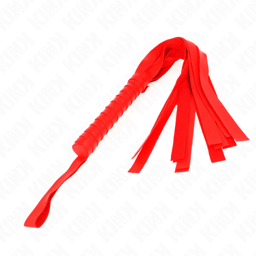 Kink – Peitsche mit breitem Schwanz in , 48,5 cm – Rot, Ansicht 8