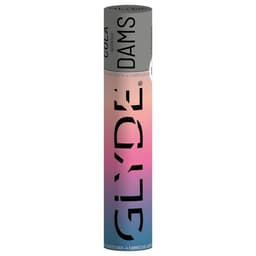 Sheer Glyde Lecktuch Cola, entnommenes Latextuch in Nahaufnahme