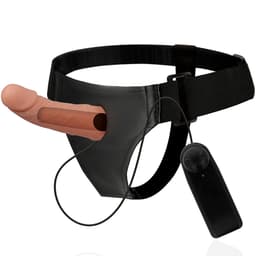 Harness Attraction Hollow-Strap-on – Modellserie – Basic – mit Vibration (15 cm / Ø 5 cm), Ansicht 30