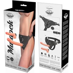 Harness Attraction Doppel-Strap-on – Modellserie – Murdock – doppelt (19,8 + 15 cm / Ø 4 cm), Ansicht 25