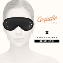 Coquette Chic Desire Fantasy Augenmaske von der Seite, elastischer Stoffstreifen sichtbar