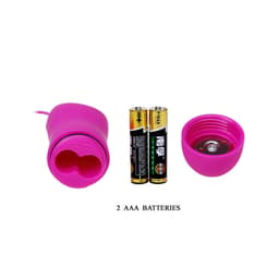 Baile Secret Bunny Mini-Vibrator, Nahaufnahme der Silikonoberfläche