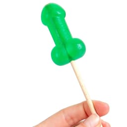 Secretplay Penis-Lutscher Mint, Detailansicht der Verpackung