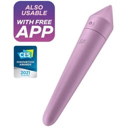 Satisfyer Ultra Power Bullet 8 in Lila Mini-Vibrator, Gesamtansicht