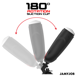 Produktverpackung des Jamyjob automatischer Masturbator Gravity in der Farbe Schwarz