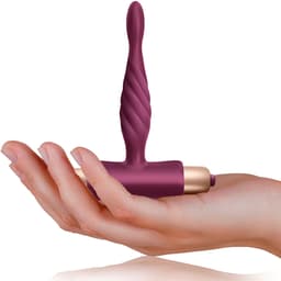 Analplug für Einsteiger aus dem Climaximum Dare Kit mit breitem Sockel von der Seite