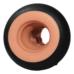 ElectraStim Jack Socket Elektro-Stroker von oben mit Öffnung im Detail