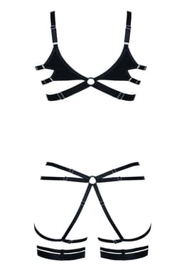 Demoniq LadyX Dorita Set, Rückansicht der kompletten Teile, klar und detailreich fotografiert
