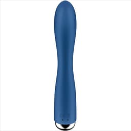 Satisfyer Spinning Rabbit 1 im Größenvergleich mit der Hand zur Einschätzung der Maße