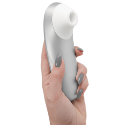Zusätzlicher Stimulationskopf des Womanizer Pro Vibrant Silbergrau