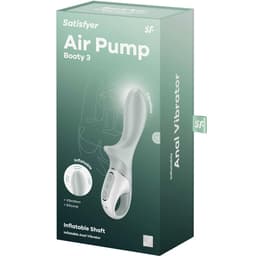 Satisfyer Air Pump Booty 3 mit USB-Ladekabel in originalgetreuer Farbdarstellung