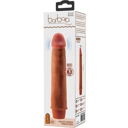Baile Zwerg realistischer Vibrator in Braun, Gesamtansicht, Produktansicht in hoher Auflösung