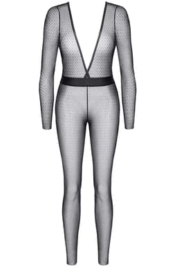Demoniq Silver Touch Edvige – Jumpsuit mit Silberfaden, Seitenansicht der Passform
