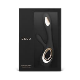 Lelo Soraya Wave in Schwarz mit 11 cm Einführlänge im Größenvergleich