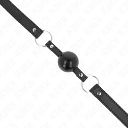 Kink Ballknebel, Größenvergleich mit 4 cm Durchmesser – zusätzliche Detailansicht des Produkts