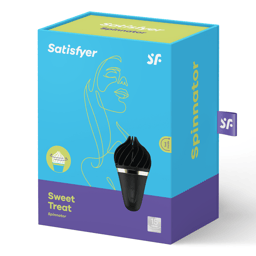 Verpackung des Satisfyer Sweet Treat Spinnator Klitorisvibrators