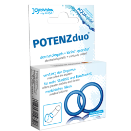 Potenzduo Ring von der Seite mit beiden Ringgliedern im Detail