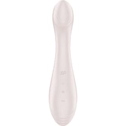 Satisfyer G-Force – G-Punkt-Vibrator mit abgeflachter, geriffelter Spitze in Violett – Beige / BEIGE, Ansicht 15