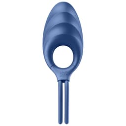 Satisfyer Swordsman von der Seite mit geripptem Klitorisreizer im Detail