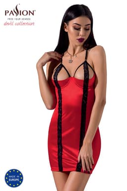 Passion Chemise von hinten, Hakenverschluss sichtbar – Passion Devil Collection