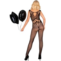 Livco Corsetti Amahil Bodystocking mit rundem Brustausschnitt, Detailaufnahme