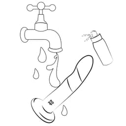 Spitze des Romp Dizi Silikon-Dildos mit 3,5 cm Durchmesser in Nahaufnahme