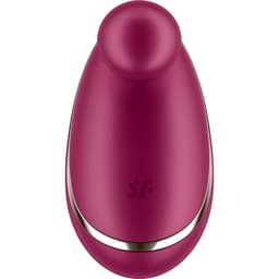 Verpackung des Satisfyer Spot On 1 in Studioqualität, freigestellt auf weißem Hintergrund