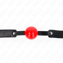 Kink Ballknebel, Größenvergleich mit 4 cm Durchmesser – zusätzliche Detailansicht des Produkts