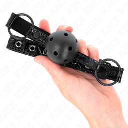 Kink Ballknebel, Größenvergleich mit 4,5 cm Durchmesser – zusätzliche Detailansicht des Produkts