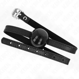 Kink Ballknebel von der Seite, Detailansicht der 4 cm großen Kugel