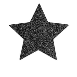 Bijoux Indiscrets Flash Black Star Nippelpasties in Sternform, schwarz, Gesamtansicht