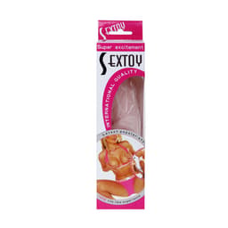 Baile Skin Touch Silikon-Dildo 19 cm liegend auf hellem Untergrund in voller Länge