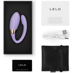 LELO Tiani Twist Paarvibrator von der Seite mit ultraweicher Sensorik-Rille