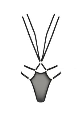 Passion Devil Collection Body in Schwarz, Gesamtansicht von vorne