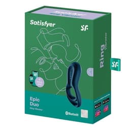 Bedienknopf des Satisfyer Epic Duo Vibrationsrings im Detail