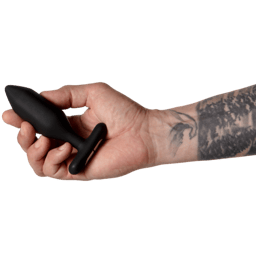 Basis des Je Joue Onyx Analvibrators von unten fotografiert, breiter Abschluss