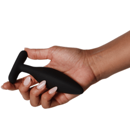 Verpackung des Je Joue Egon Analvibrators in Schwarz mit Fernbedienung