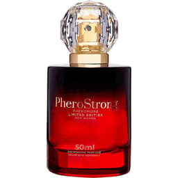 PheroStrong Limited Edition Pheromon-Parfum von der Seite, Flakonhals und Verschluss im Detail