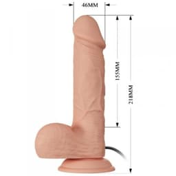 Baile Schöne Begegnung Bahamut Vibrator, Ansicht von schräg oben auf den gesamten Schaft